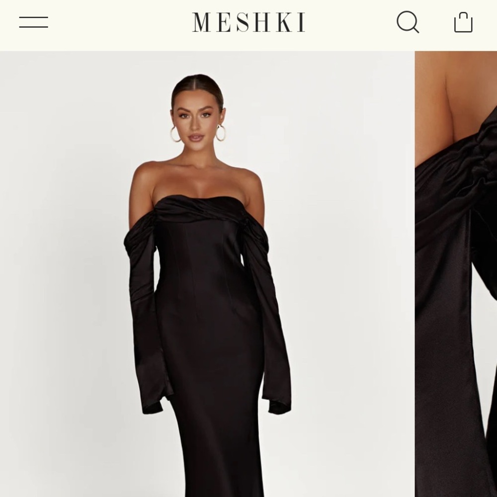 Meshki - Giselle off shoulder maxi dress